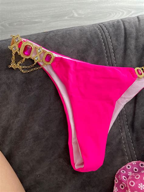 Rhinestone Swimsuit Women Bikinis Crystal Diamond Bikini Set Metal Chain Swimwear Female