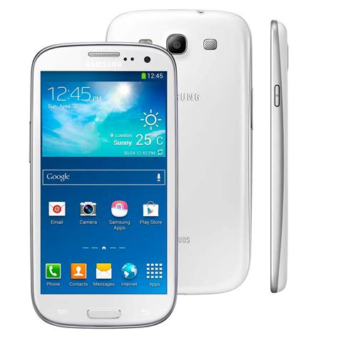 Smartphone Samsung Galaxy S III Neo Duos Branco Tela 4 8 Dual