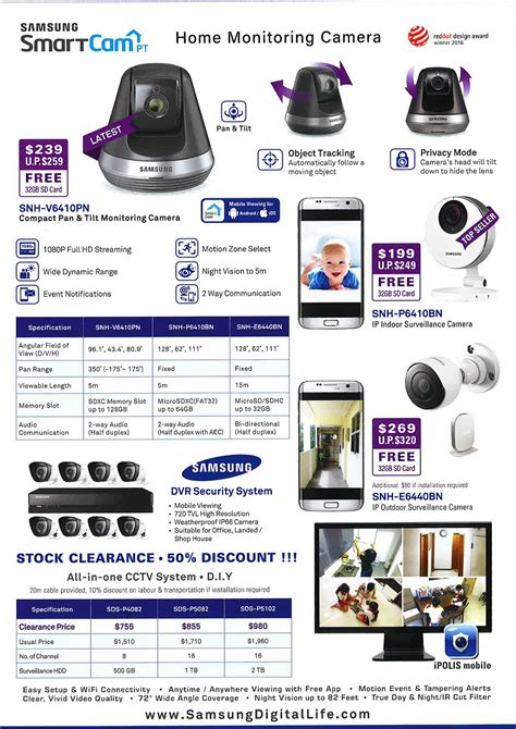 Samsung SmartCams Brochures From PC Show 2018 On Tech Show Portal