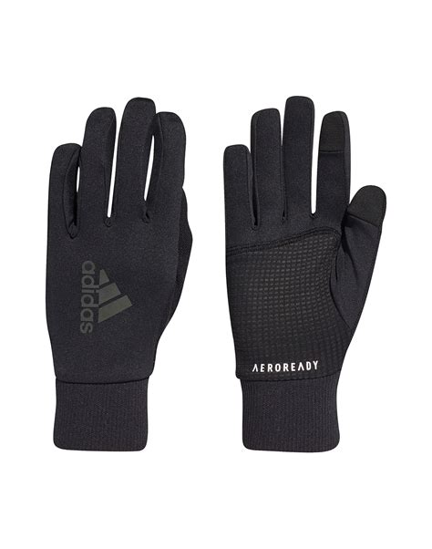 Adidas Run Gloves Aero Ready Black Life Style Sports IE