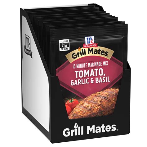 Mccormick Grill Mates Tomato Garlic Hyz01 And Basil Marinade Mix 087