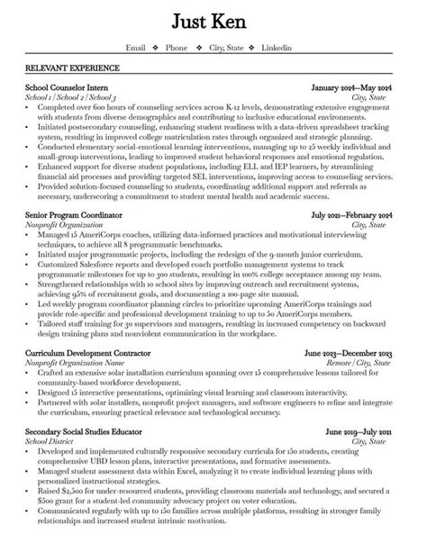 Resume Help—seeking Fte School Counselor Position Rresumes