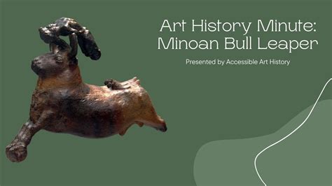 Art History Minute Minoan Bull Leaper Ancient Greece YouTube