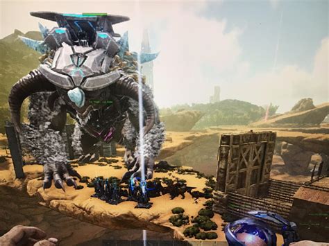 The Ice Titan Barely Fits In My Big Headquarters Base Rark