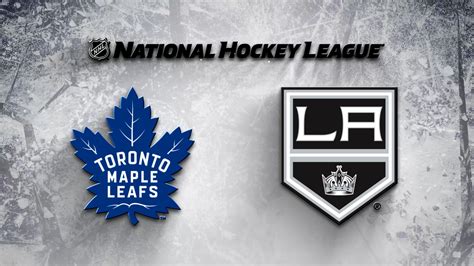 Los Angeles Kings Vs Toronto Maple Leafs