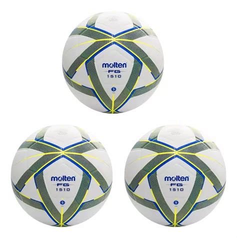 Balon Forza 1510 Molten 3 Piezas Mayoreo Futbol Laminado Color Blanco