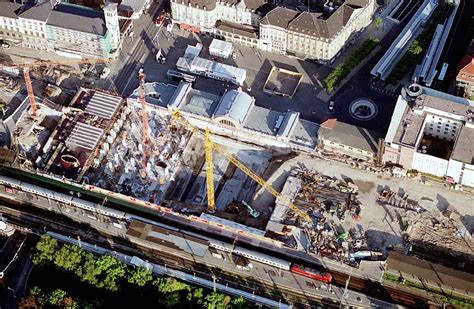 Luftbild Erfurt Th Ringen Umbau Des Erfurter Hauptbahnhofs