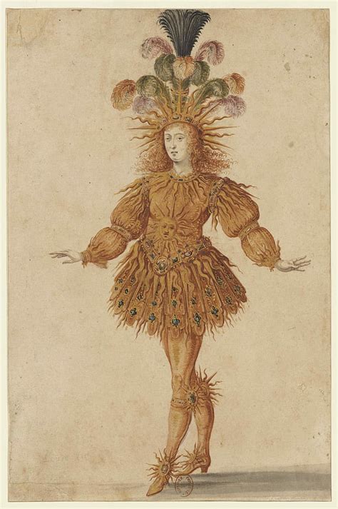 Louis Xiv As Apollo In The Ballet Ballet De La Nuit