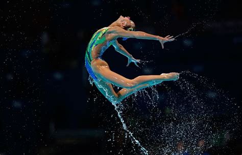 Campionato Di Nuoto Sincronizzato Barcellona Emilio Morenatti Nuoto