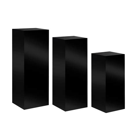 Black Plinths — Simply Seated Event Hire