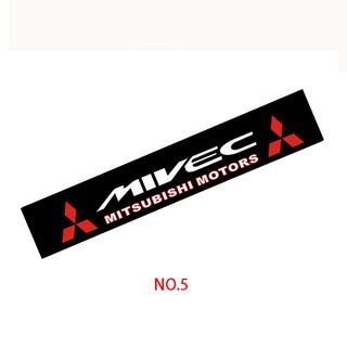 Ralliart MIVEC Modified Car Front Reflective Windshield Stickers For