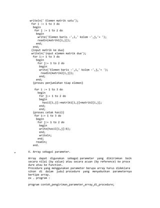 Pascal Array Txt Notepad Pdf