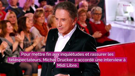 Michel Drucker Hospitalis Linqui Tude Monte Lanimateur De Ans