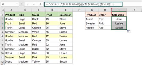 How To Vlookup Value With Multiple Criteria In Excel