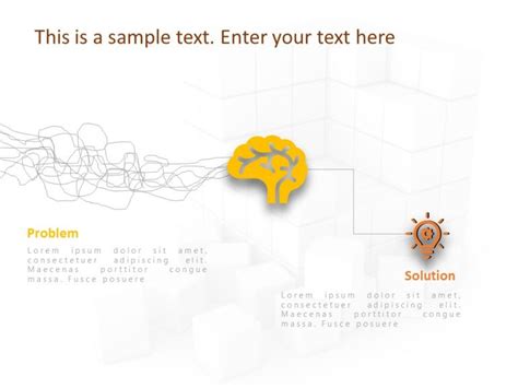 Problem And Solution 4 Powerpoint Template