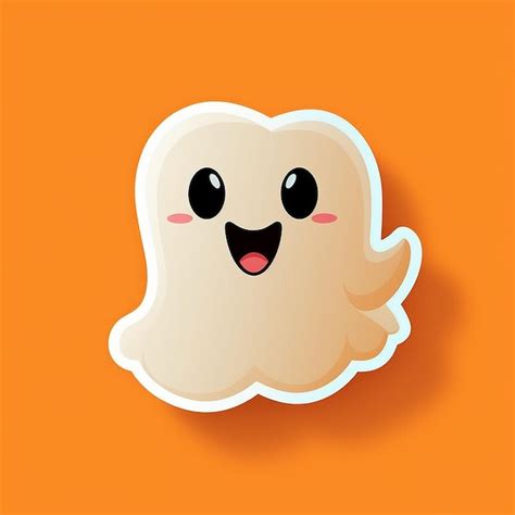 Premium Photo Ghost Sticker