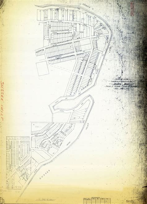 1946 cadastral map of Sussex Inlet, New South Wales | Sussex inlet ...