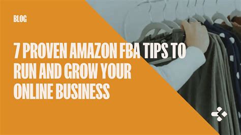 Five Tips To Run A Successful Amazon Fba Business