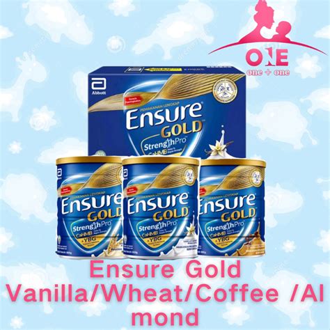 Ensure Gold Vanilla Wheat Almond Coffee 800g Tin And 22kg Refill