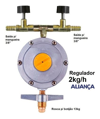 Regulador Sa Das Registros Alian A Kg H Melhor Vaz O Frete Gr Tis