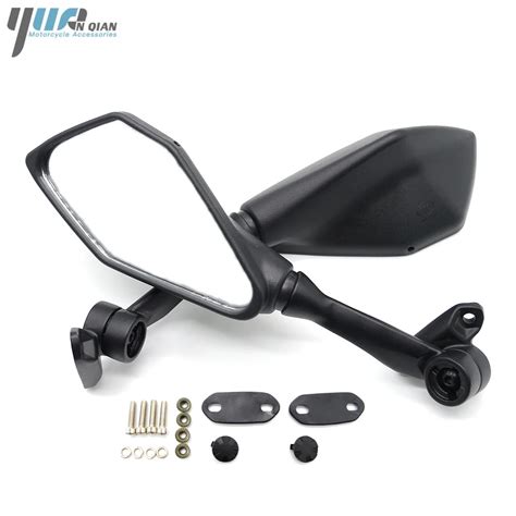 Universal Black Motorcycle Mirror Scooter Rearview Mirrors Moto Side Mirror For Yamaha Xmax Mt