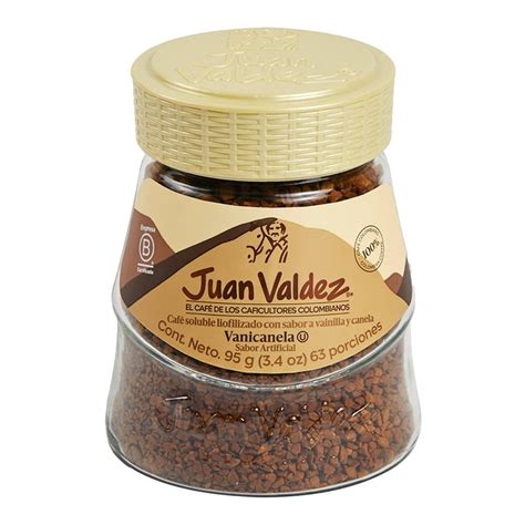 Caf Soluble Juan Valdez Premium Colombiano Sabor Vanicanela G Walmart