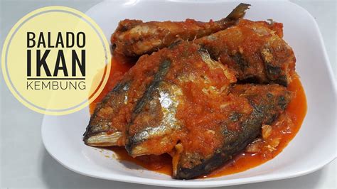 Resep Masak Balado Ikan Kembung Paling Praktis Dijamin Enak Youtube