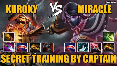 Miracle Vs Kuroky Secret Training By Captain To His Mid Dota