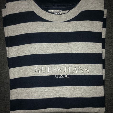 Guess By Marciano Shirts Vintage Guess Stripe Poshmark