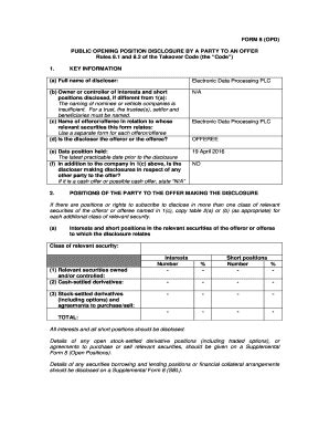 Fillable Online OPD EDP 18 April Doc Fax Email Print PdfFiller