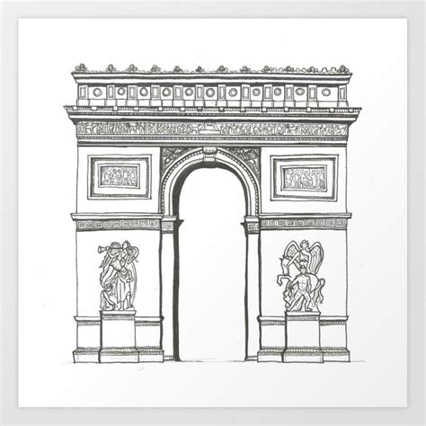 Arc De Triomphe Drawing