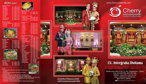 Contoh Brosur Paket Wedding Coretan