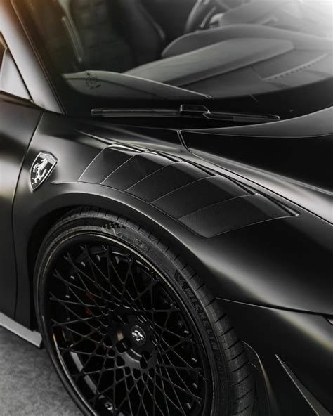 Rdb La The Satin Black Ferrari Sf90 Spider Decked Out In