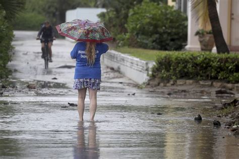 Florida Bound Storm Strengthens Into Hurricane Nicole Forces