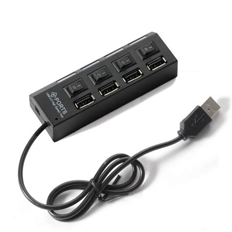 Jual USB HUB Saklar 4 Port On Off High Speed Sambungan USB Extension 4