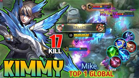 17 KILL MANIAC KIMMY KIMMY BEST BUILD 2023 Top 1 Global KIMMY