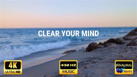 K Relaxing Beach Soundscape Hz Healing Music Deep Meditation