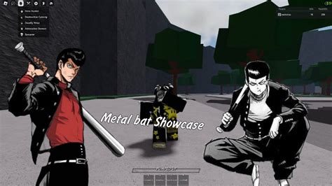 Metal Bat Showcase The Strongest Battlegrounds Youtube