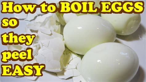 Hard Boiled Eggs How To Boil Eggs So They Peel Easy And No Eggshells