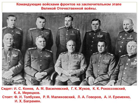 Полководцы Великой Отечественной войны - презентация онлайн