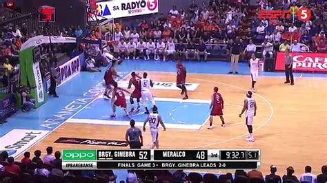 Ginebra Vs Meralco Rd Qtr Finals Game Oct Video