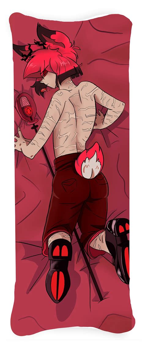 Dakimakura Grande Alastor De Hazbin Hotel Funda De Almohada Etsy Espa A