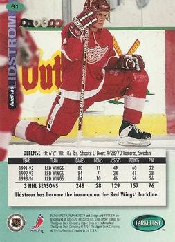 Parkhurst Nicklas Lidstrom Trading Card Database