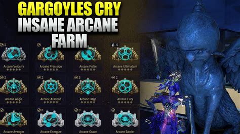 Warframe Operation Gargoyles Cry Insane Arcane Farm Arcane Energize