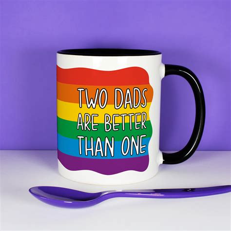 Gay Fathers Day Gift Dads Better Than Mug Set Etsy