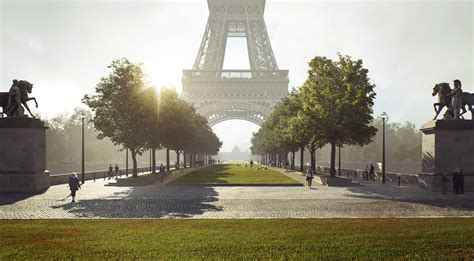 Nouveau Grand Jardin Entre Le Trocad Ro Et La Tour Eiffel Paris Futur