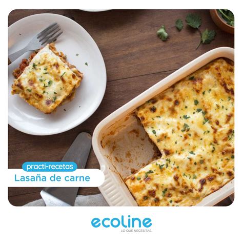 Lasaña de Carne Ecoline