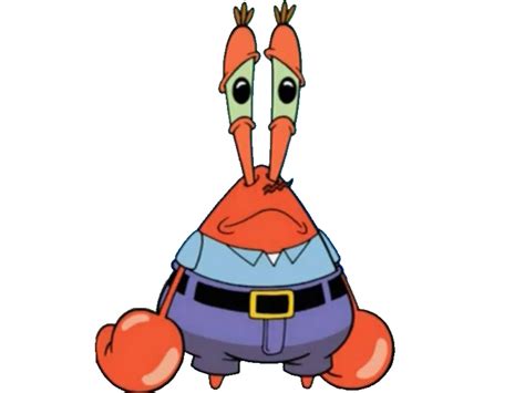 Mr Krabs Sad Transparented By Azooz2662 On Deviantart