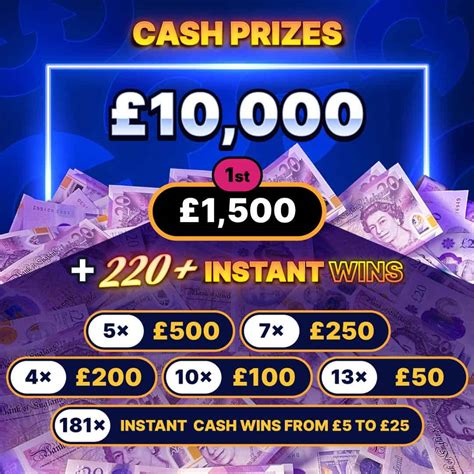 £10,000 Total Cash - Over 200 instant wins #8 - Gaming Giveaways