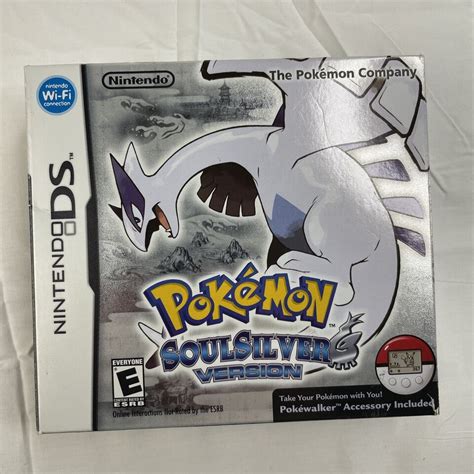 Pokemon Heartgold Soulsilver Big Complete Authentic Pokewalker